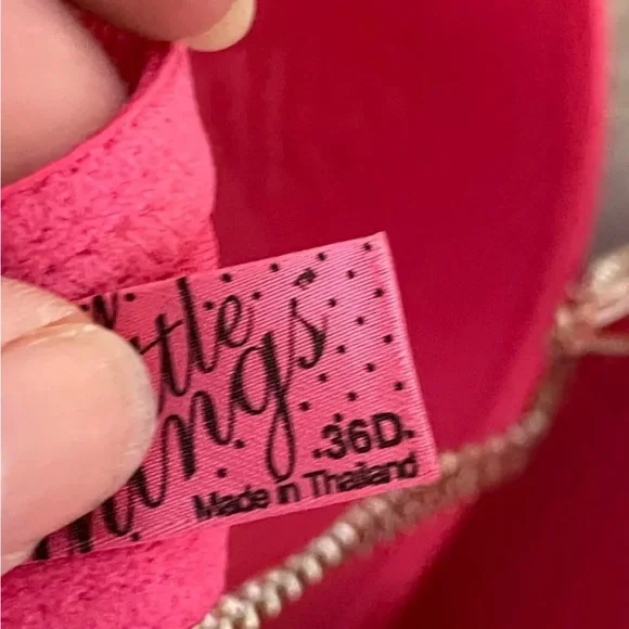 Victoria Secret Pretty Little Things Pink Lingerie Santa Set